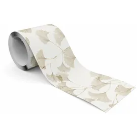 Muralo Tapetenbordüre Ginkgoblätter 10 cm 300 g Beige/Braun