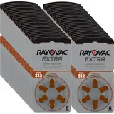 300 x Rayovac Hörgerätebatterien 312 Extra Advanced 1,45V 180mAh 312AU-6XEMF