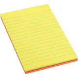 D.RECT Haftnotizen 110520, neon, 98 x 150mm, selbstklebend, 100 Blatt,