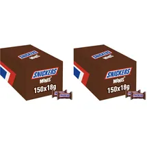 Snickers Snickers, Minis Mini-Schokoriegel Großpackung Schokolade Schokoriegel