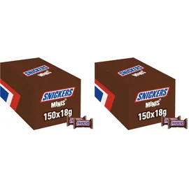 Snickers Snickers, Minis Mini-Schokoriegel Großpackung Schokolade Schokoriegel