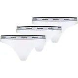 Hugo Triplet Thong Stripe Weiß L