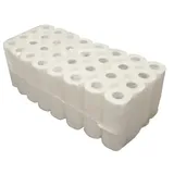 Küchenrollen 2-lagig Zellstoff hochweiß 32 Rollen 8 Pakete mit je 4 Rollen decorgeprägt a 64 Blatt