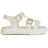 GEOX J KODETTE Gir Sandal, LT Ivory, 31 EU