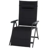 Siena Garden Premium Relaxliege 75 x 91 x 123 cm anthrazit
