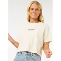 Rip Curl Sun & Sea Crop T-Shirt bone XS