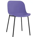 2er-Set BOOOM Stuhl Ocean Chair Kunststoff Violett Lila