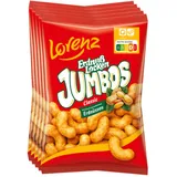 Lorenz Erdnuss Locken Jumbos Classic - XXL Erdnussflips - 5 Tüten je 150g