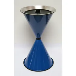 Standaschenbecher Diabola 71x40cm blau SZAGATO Made in Germany Aschenbecher für draußen mit Deckel Standaschenbecher Stand Aschenbecher outdoor