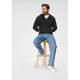 FRUIT OF THE LOOM Kapuzensweatjacke Herren Schwarz M
