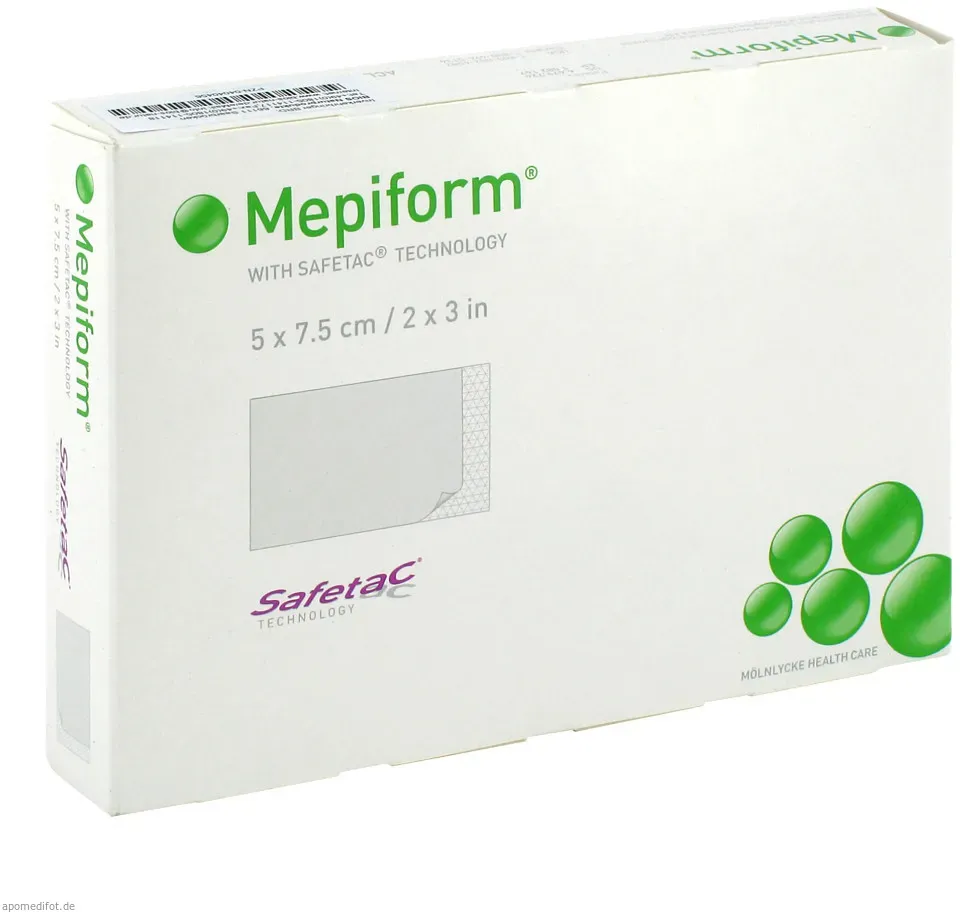 Mepiform 5x7,5 cm Verband 5 St