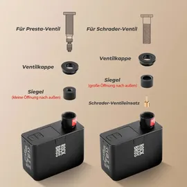 ROCKBROS Elektrische Pumpe Mini 120 PSI Akku schwarz