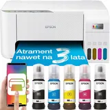 EPSON ECOTANK L3276 3-in-1-Tintenstrahldrucker mit WLAN: Drucken, Scannen, Kopieren – günstige Tintenpatronen - Weiß