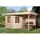 Weka Fides 2 3,90 x 2,40 m natur mit Anbau