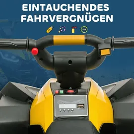 Homcom Elektro Quad für Kinder 12V gelb (1-tlg)