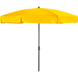 Doppler Sonnenschirm, Maße: ØxH: 200x240 cm, abknickbar, höhenverstellbar, UV-beständig, 11189130-0 gelb