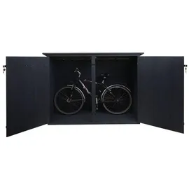 Proregal Fahrradgarage 1er Fahrradbox Anthrazit 184x152x98 cm