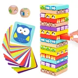 Nene Toys Wackelturm 4 in 1 aus Holz