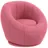 Homcom Loungesessel Einzelsessel Polyester 56 x 51 x 60 cm Rosa drehbar