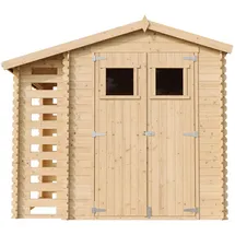 TIMBELA Gerätehaus 2,72 x 2,06 m Natur