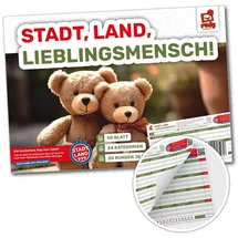 rudy games Stadt Land Fluss Lieblingsmensch! Partyspiel