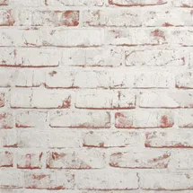 Livingwalls selbstklebendes Panel pop.up Panel 3D in Stein Optik fotorealistisch Backstein 2,50 m x 0,52 m beige braun creme Made in Germany 955701 95570-1
