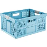 KEEEPER Klappbox eco lea 48,5 x 35 x 23,5 cm 24-tlg. blau