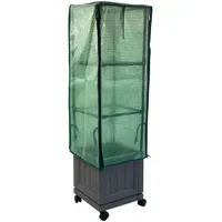 Hti-Living Gewächshaus 30x30x106 cm mit Rollen