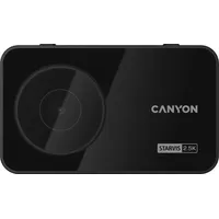 Canyon DVR25GPS, 3.0&#039&#039 IPS (640x360), touch screen, WQHD 2.5K 2560x1440@60fps, NTK96670, 5 (GPS-Empfänger, WQHD), Dashcam, Schwarz