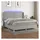 vidaXL Boxspringbett 200 x 200 cm Hellgrau