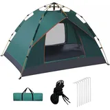 Pop up Campingzelt 2-3 Personen Kuppelzelt Automatik Doppelschicht Wasserdicht