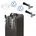 Komplett Set Zapfanlage Bierzapfanlage bis zu 55 L/h Zapfkopf 5 Liter Adapter zapfkopf 2 5 Liter Adapter