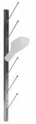 Edelstahl-Wandhalterung UF 6 , Halterung für 6 Flaschen