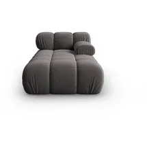 micadoni Chaiselongue, dunkelgrau Textil, 97x62x157 cm, Hergestellt in Europa, Oeko-Tex®, Wohnzimmer, Sessel, Relaxliegen