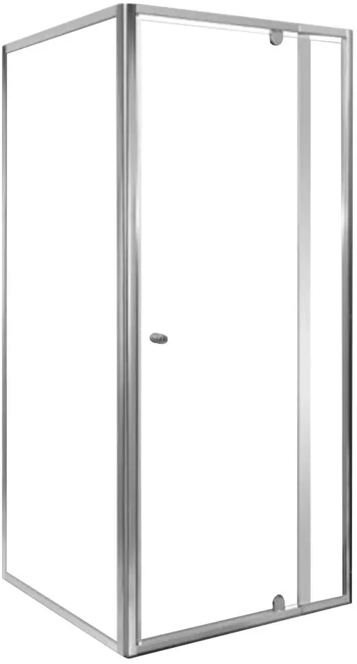 Flexi Eck-Duschabtrennung 90x90 cm ohne Duschwanne