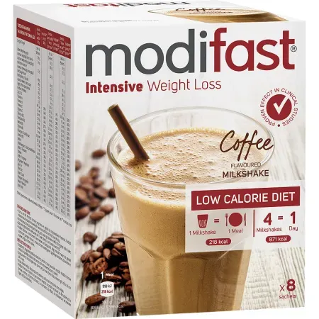 Modifast Weight Loss Milkshake Kaffeegeschmack Beutel 8x47g