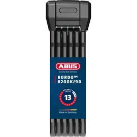 ABUS Bordo 6200K SH Faltschloss 6200K/90