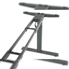 Mendler Eckschreibtisch anthrazit-grau