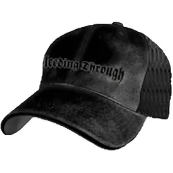 Bleeding Through Unisex Metalcore-Band Trucker-Cap mit atmungsaktiven Mesh-Einsatz Baseball-Cap TC109514BTH Schwarz - 