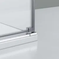 Bernstein Duschkabine Bernstein DX403 Eckdusche 8mm Nano Echtglas Tür rechts 90x90cm