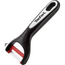 Tefal Ingenio Gemüseschäler, 22 cm, Kunststoff, schwarz/rot