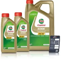 Castrol 7 L EDGE 5W-30 LL + Ölwechsel-Anhänger [Hersteller-Nr. 15669E]