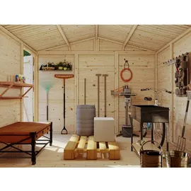 Palmako Dan 2,73 x 5,50 m Hellgrau