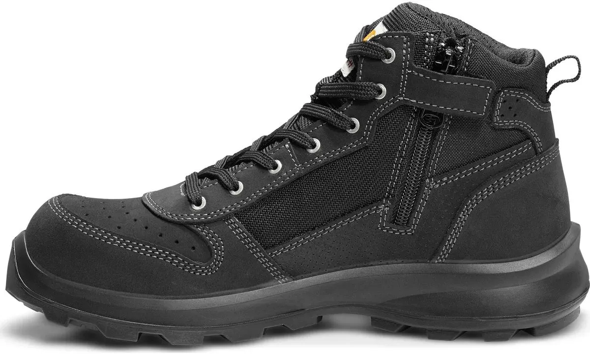 Carhartt Michigan Rugged Flex S1P Midcut Zip Safety Boot black (001) 41