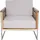 Jet-Line Artemis Gartensessel 71 x 45 x 45 cm schwarz