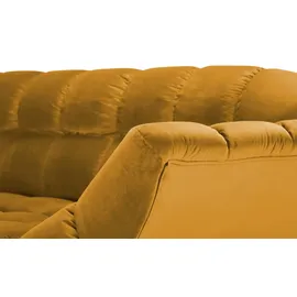 Switch Einzelsofa aus Mikrofaser Gappa ¦ gold ¦ Maße (cm): B: 222 H: 82 T: 94.0