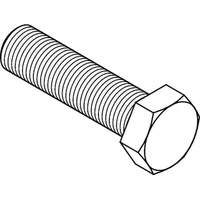 Industrial Quality Supplies ISO 8676 Sechskantschraube Gewinde bis Kopf,