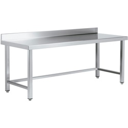 Eco-Demontierter Wandtisch Verstärkter Rahmen 1400x500x850 Satinierte Ausführung - INSEHOST