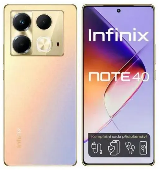 Infinix Note 40 8GB/256GB, AMOLED, GPS, NFC, IP54 Smartphone (6,78 Zoll, 256 GB Speicherplatz, 6,78