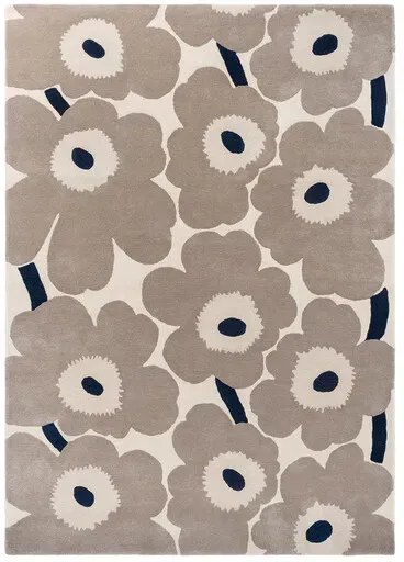 Teppich Marimekko Unikko Brink & Campman mehrfarbig, Designer Maija Isola, 1.7x170 cm